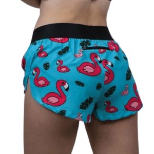 BLUE FLAMINGO 1.5 SPLIT SHORTS